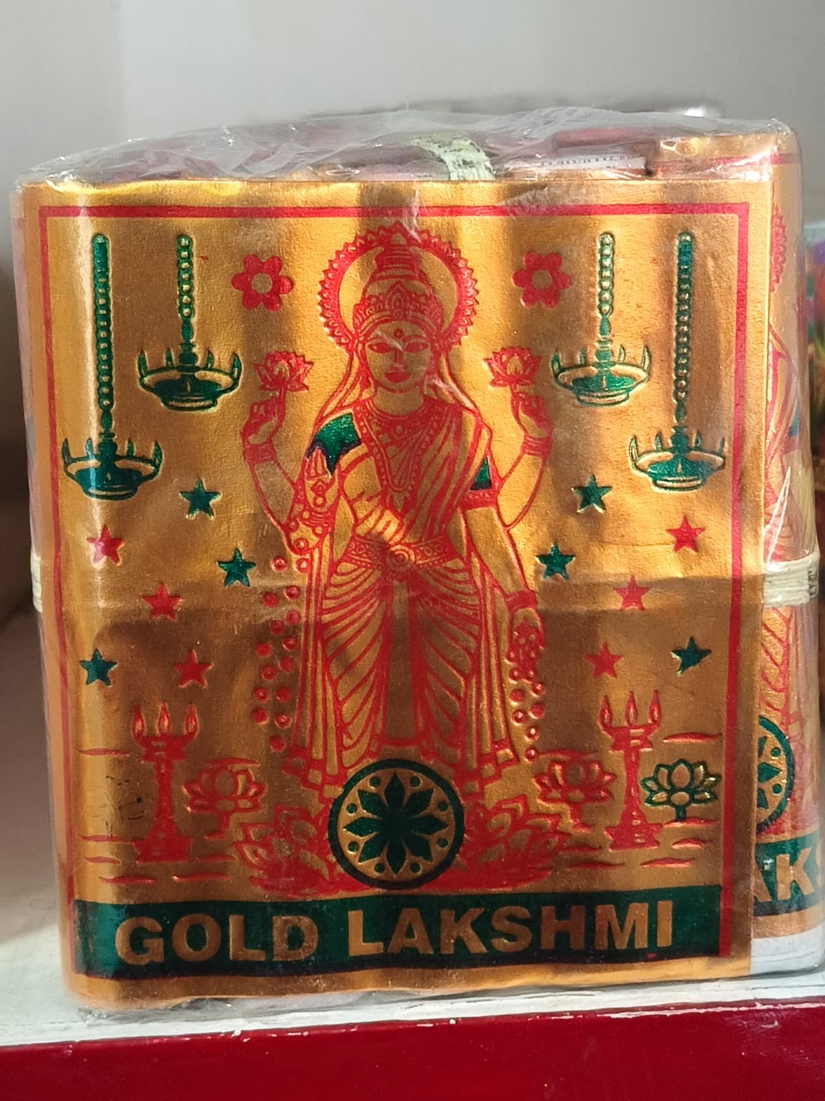 4" Gold Lakshmi