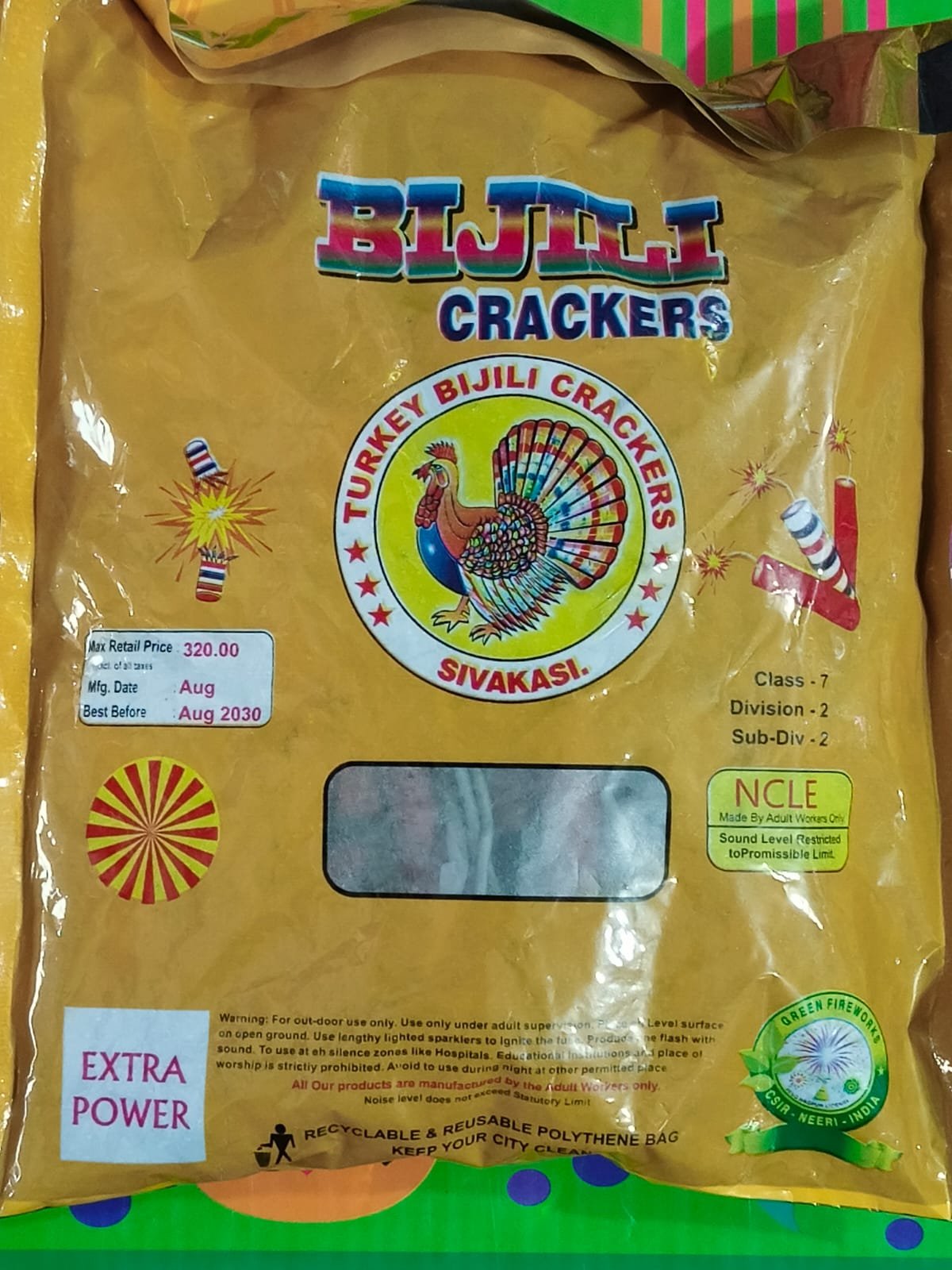 Gold Red Bijili – 100 pc
